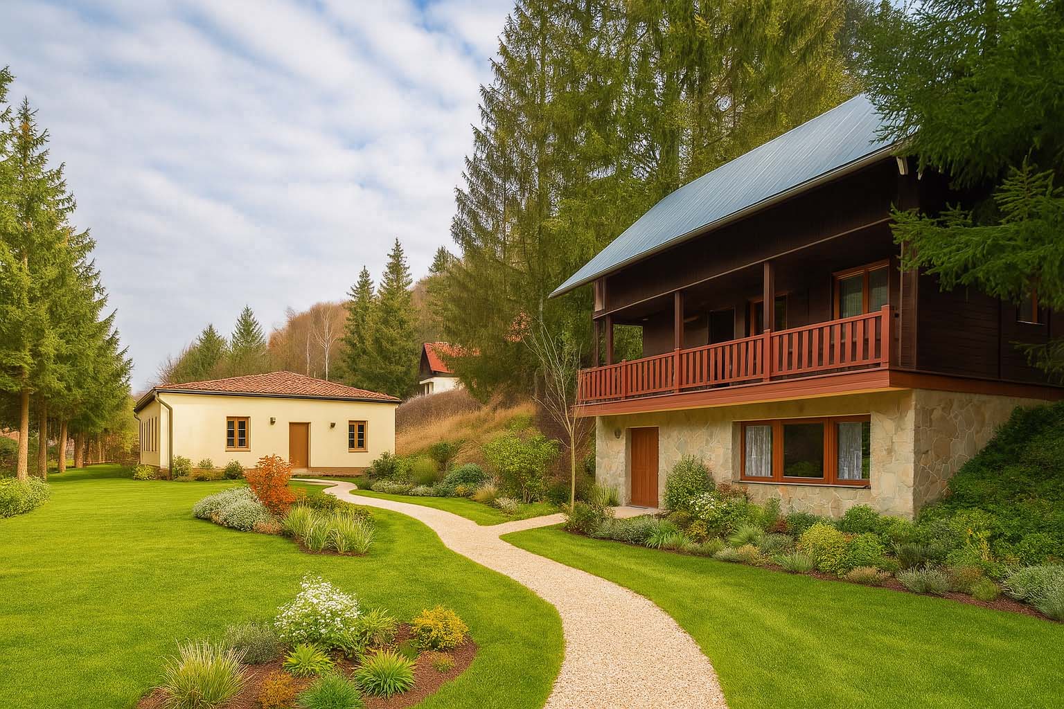 Vizualizace zrekonstruovaného rekreačního areálu